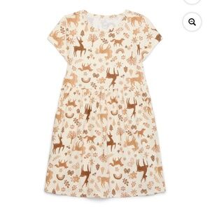 Wonder Nation Girls Delicate Ivory & Gold Dress Size XL (14-16) PLUS NWT